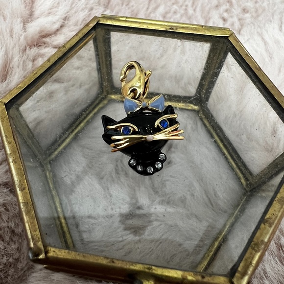 Kate Spade How Charming Black Cat Charm - Picture 3 of 4